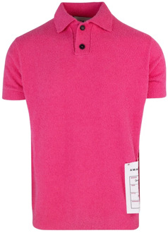 Fuchsia Polo T-shirts en Polos Amaránto , Pink , Heren - Xl,L,S