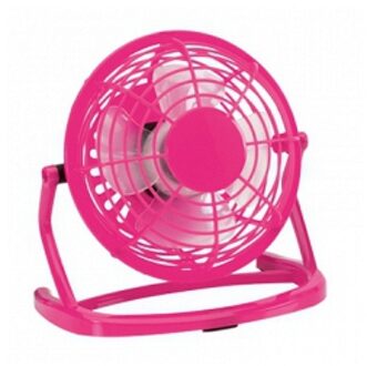 Fuchsia roze mini USB ventilator - Ventilatoren