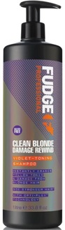 Fudge Clean Blonde Damage Rewind Violet Shampoo - 1000 ml