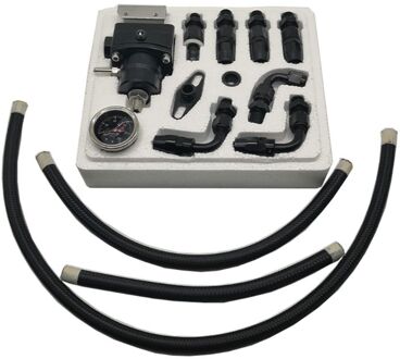 Fuel Pressure Regulator Set 3 Kleuren Verstelbare Fuel Pressure Regulator Kit L9CE zwart