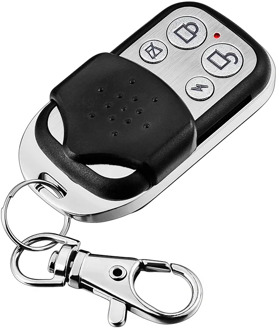 Fuers Wireless 433mhz Alarm Metal Remote Control Metal Alarm Keychain Remote Controller Working For DP500 GSM HOME Alarm System