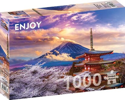 Fuji Mountain in Spring Japan Puzzel (1000 stukjes)