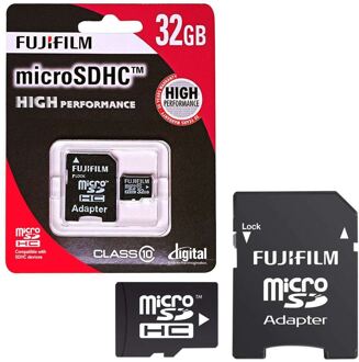Fujifilm microSDHC High performance Class 10 32GB