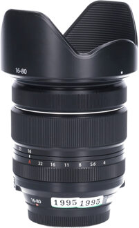 Fujifilm Tweedehands Fujifilm XF 16-80mm f/4.0 R OIS WR CM1995 Zwart