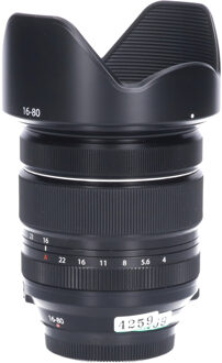 Fujifilm Tweedehands Fujifilm XF 16-80mm f/4.0 R OIS WR CM4259 Zwart