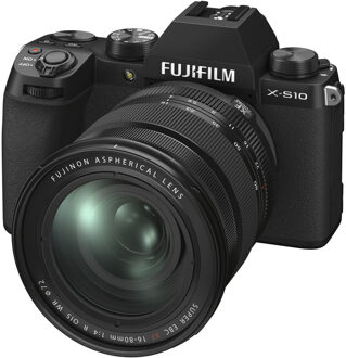 Fujifilm X-S10 Zwart + XF 16-80mm f/4 R OIS WR