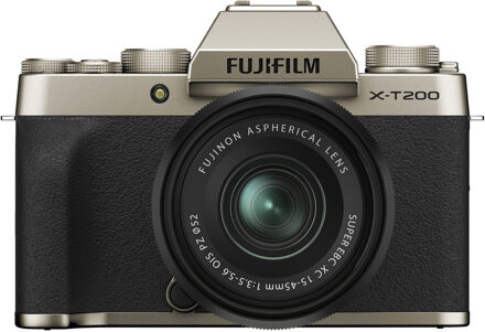 Fujifilm X-T200 Goud + XC 15-45mm f/3.5-5.6 OIS PZ