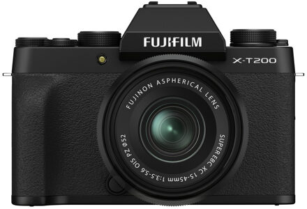 Fujifilm X-T200 Zwart + XC 15-45mm f/3.5-5.6 OIS PZ