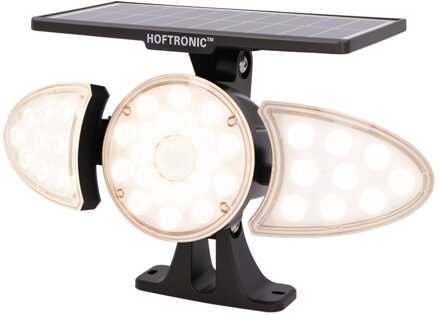 Fulco Solar wandlamp 2.5 Watt Warm wit incl. Zwart