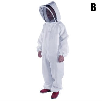 Full Body Dikke Veiligheid Anti-Bee Pak Jas Professionele Beschermende Bijenteelt Pak D1 katoen / Xxl