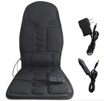 Full-Body Massage Kussen Warmte 7 Motoren Home Office Auto Trillen Matras Nek Massage Stoel Massage Ontspanning Auto seat 12V