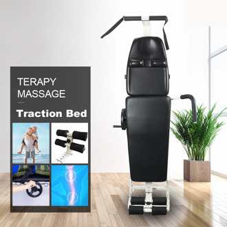 Full Body Stretching Device Therapy Bed Massage Table Lumbar Traction Tool for Spine Cervical Stretching Your Body Flexibility