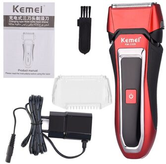 Full Body Wasbare Elektrische Scheerapparaat Snel Opladen Vergeldende Scheermes Nat Droog Krachtige Scheren Machine Elektrische Baard Trimmer 0