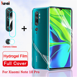Full Cover Hydrogel Film For Xiaomi Redmi Note 8 9S 9 Pro Screen Protector For Xiaomi mi 9 9T Note 10 Pro Lite Camera Lens Glass