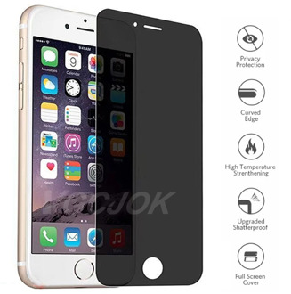 Full Cover Private Screen Protector For iPhone 6 7 8 Plus SE 2020 Antispy Tempered Glass For iPhone 11 X XS MAX XR Privacy Glass