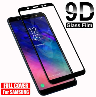 Full Cover Protective Glass For Samsung Galaxy J2 J8 A7 A9 2018 Tempered Screen Protector A6 A8 J4 J6 Plus 2018 Glass Film Case