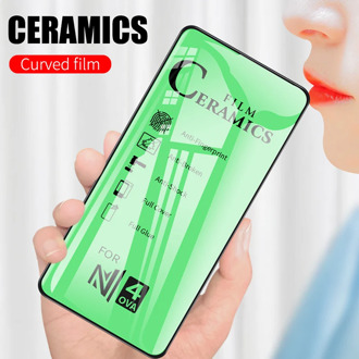 Full Cover Soft Ceramic Tempered Glass for Huawei Honor Play 3 3E 7C 7A 8C 9 10 20S V20 9X Lite Pro Full Cover Screen protector