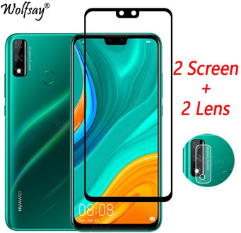 Full Cover Tempered Glass For Huawei Y8S Screen Protector For Huawei Y8S Y6S Y9S Y6S Y5P Y6P Camera Glass For Huawei Y8S Glass