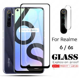 full cover tempered glass for oppo realme 6 s 6s screen protector camera lens protective glass for OPPO Realme 6 6S realme6s