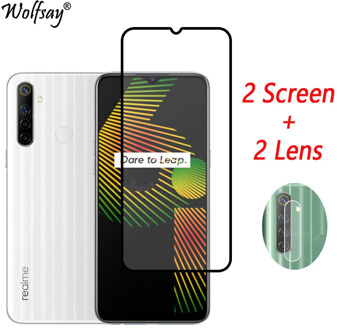 Full Cover Tempered Glass For Oppo Realme 6i Screen Protector For Oppo Realme 6i Camera Glass For Oppo Realme 6i Protector Glass