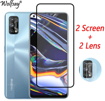 Full Cover Tempered Glass For Oppo Realme 7 Pro Screen Protector For Oppo Realme 7 Pro Camera Glass For Oppo Realme 7 Pro Glass