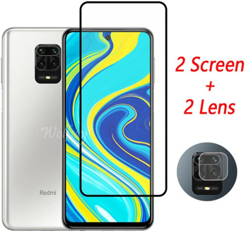 Full Cover Tempered Glass For Redmi Note 9S Screen Protector Redmi Note 9S 8 9 9A 9C Camera Glass For Xiaomi Redmi Note 9S Glass