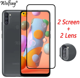 Full Cover Tempered Glass For Samsung Galaxy A11 Screen Protector For Samsung A11 A21S A31 A41 Camera Glass For Galaxy A11 Glass