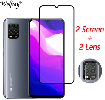 Full Cover Tempered Glass For Xiaomi Mi 10 Lite Screen Protector Xiaomi Mi 10 9 Lite Camera Glass For Xiaomi Mi 10 Lite 5G Glass