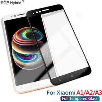 Full cover tempered glass for xiaomi Mi A1 A2 A3 screen protector for MiA1 MiA2 MiA3 5X 6X 1A 2A 3A protective glass film
