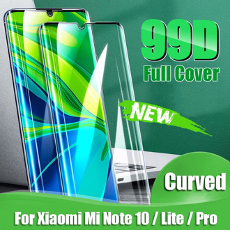 Full Curved Screen Protector For Xiaomi mi 10 Pro Tempered Glass Film mi 9 SE 9T Pro 8 A3 Note 10 Lite Protective Glass Cover