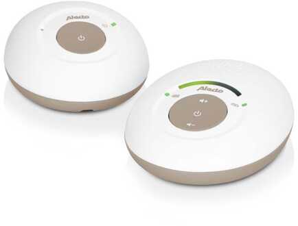 Full Eco DECT babyfoon Alecto Wit-Taupe