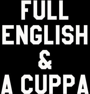 Full English and a Cuppa Women's T-Shirt - Black - 3XL