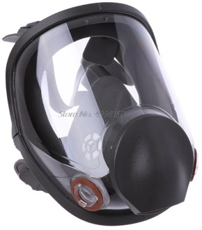 Full Face Facepiece Respirator Kit Painting Spraying Dust Silicone Gas Mask Dropship