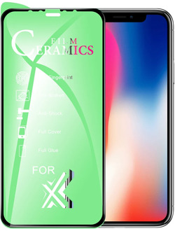 Full Glue Soft Tempered Glass For iPhone 11 Pro Max XS XR XS X 8 7 6 6S Plus PET Ceramics Ultrathin Screen Protector Film