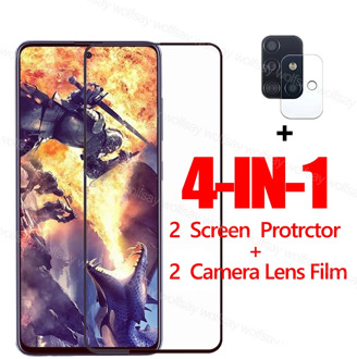 Full Glue Tempered Glass For Samsung Galaxy A42 M51 A21S M31S A41 A31 A51 S20 FE Screen Protector For Samsung S20 Fan Edition