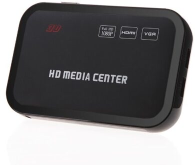 Full Hd 1080P Media Player Center Rm/Rmvb/Avi/Mpeg Multi Media Video Player Met Hdmi ypbpr Vga Av Usb Sd/Mmc Poort Afstandsbediening Contro