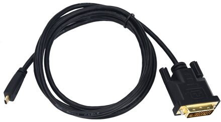 Full Hd 1080P Micro Hdmi Male Naar Dvi Male Adapter Converter Kabel Voor Hdtv Micro Hdmi Naar Vga Converter kabel 1.8M