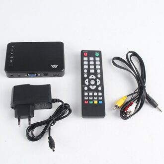 Full Hd Media Player Mini Autoplay Full Hd 1920X1080 Hdmi-Compatibel Vga Av Usb Harde Schijf Sd/Sdhc/Mmc-kaart F10 Externalplayer