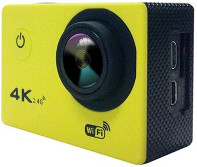 Full Hd Waterdichte Camera Met 170 Graden Groothoek Lens Ondersteuning Time-Lapse Foto Voor Sport NC99 geel