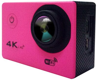 Full Hd Waterdichte Camera Met 170 Graden Groothoek Lens Ondersteuning Time-Lapse Foto Voor Sport NC99 Roze