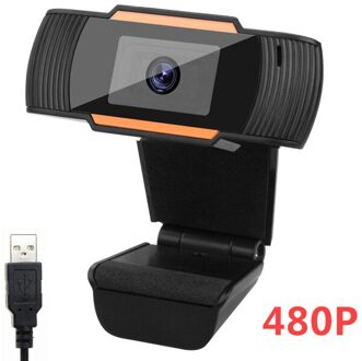 Full Hd Webcam 1080P Computer Met Microfoon Roterende Camera 'S Voor Live-uitzending Video Call Conference Werk Pc Web Camera Webcam-480