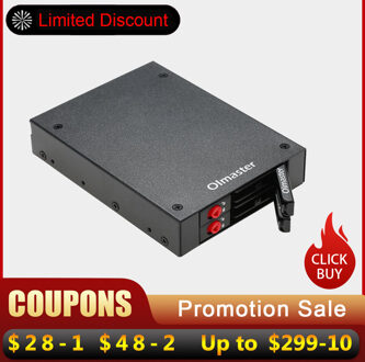 Full Metal 2 Bays Mobiele Rack Met Slot Led Indicator Ondersteuning Swap Voor 2.5 ''Sata Hdd/ ssd Past Pc 3.5 ''Floppy