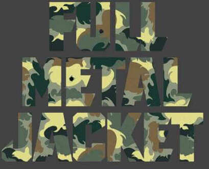 Full Metal Jacket Camo Title Unisex T-Shirt - Black Acid Wash - M Zwart