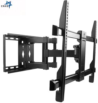 Full Motion TV Muurbeugel Dual Scharnierende Tilt Swivel Arm Beugel voor Meest 58-75 "Plasma TV tot 100 kg VESA 600x800mm