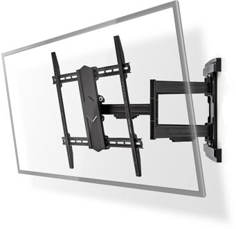 Full Motion TV Wall Mount | 43-90 | Max 70 kg | 6 Pivot Points TV beugel Zwart