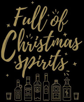 Full Of Christmas Spirits Women's T-Shirt - Black - 3XL