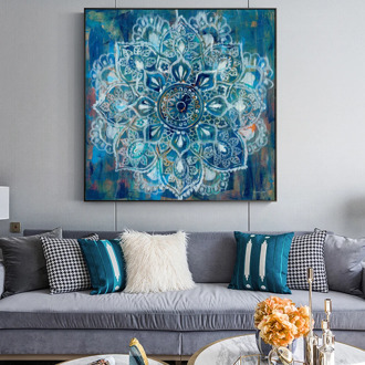 Full Square/Round Drill 5D DIY Diamond Painting "Abstract Mandala Flower "3D Embroidery Cross Stitch 5D Home Decor Gift