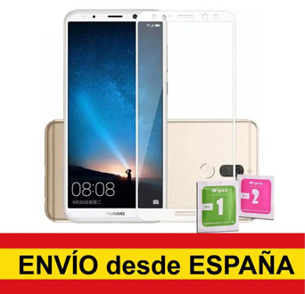 Full Toughened Glass Protector 4D To HUAWEI MATE 10 LITE WHITE