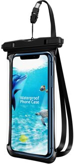 Full View Waterdichte Zwemmen Pouch Case Voor Telefoon Onderwater Sneeuw Regenwoud Transparante Dry Bag Grote Mobiele Telefoon Zak Verzegelde