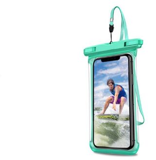Full View Waterdichte Zwemmen Pouch Case Voor Telefoon Onderwater Sneeuw Regenwoud Transparante Dry Bag Grote Mobiele Telefoon Zak Verzegelde